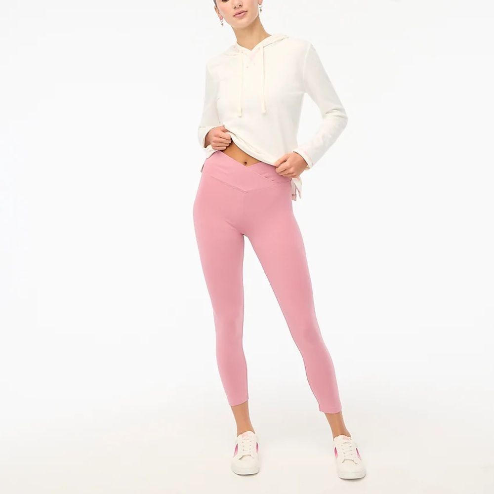 J.Crew Cropped Crossover Leggings